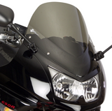 Zero Gravity Double Bubble Windscreen for 2006-08 Kawasaki EX650A Ninja 650R - Light Smoke - 16-203-02