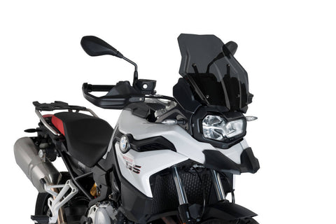 Puig Touring Windscreen for BMW F750GS - Dark Smoke - 3768F