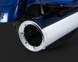 Vance & Hines Hi-Output Slip-On Mufflers for 2017-22 Harley FL Touring models - Chrome - 16463