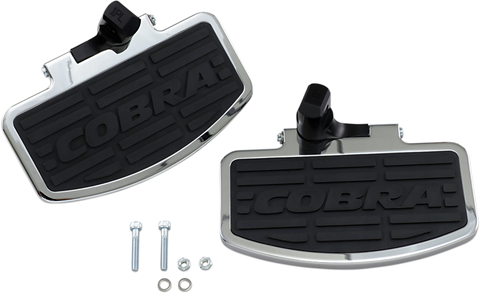 Cobra Boulevard Passenger Floorboards for 2004-09 Honda VTX1300C - 06-3637