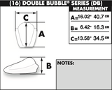 Zero Gravity Double Bubble Windscreen for 2018-20 Kawasaki EX400 Ninja 400 - Light Smoke - 16-283-02