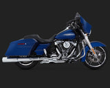 Vance & Hines Hi-Output Slip-On Mufflers for 2017-22 Harley FL Touring models - Chrome - 16463