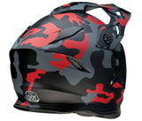 Z1R Range Camo Helmet - Red - Large