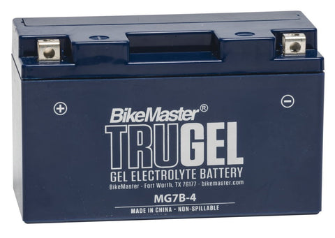 BikeMaster TruGel Battery - 12 Volt - MG7B-4