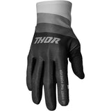 THOR Assist React Gloves for Men - Black/Gray - X-Large