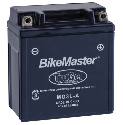 BikeMaster TruGel Battery - 12 Volt - MG3L-A