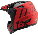 Answer Racing AR5 Crypto Motocross Helmet - Red/Black - Small