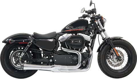 Bassani Road Rage Exhaust for 2006-13 Harley Sportster Models - Chrome - 1X22R