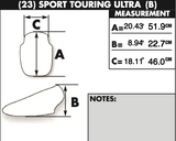 Zero Gravity Sport Touring Windscreen for 2008-20 Suzuki GSX-R1300 Hayabusa - Dark Smoke - 23-134-19