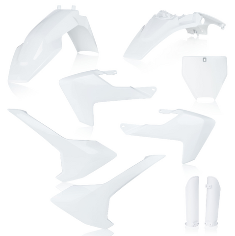 Acerbis Full Plastic Kit for 2017-21 Husqvarna TC65 - White - 2731980002