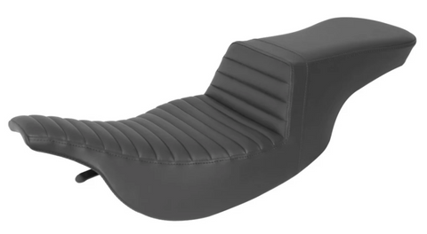 Saddlemen Step-Up 2-Up Seat for 1997-07 Harley FL Touring models - Tuck-n-Roll - 897-07-191