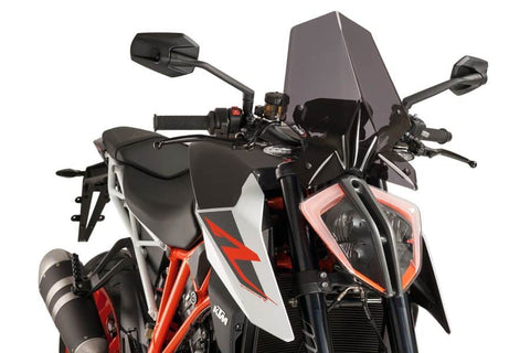 Puig New Generation Touring Windscreen for KTM 1290 Super Duke - Dark Smoke - 9692F