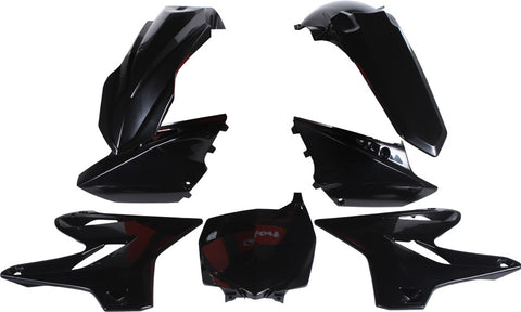 Polisport MX Replica Plastics Kit for 2015-20 Yamaha YZ125 / YZ250 - Black - 90649