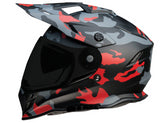 Z1R Range Camo Helmet - Red - Large