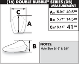 Zero Gravity Double Bubble Windscreen for 1997-06 Honda CBR1100XX Blackbird - Light Smoke - 16-425-02