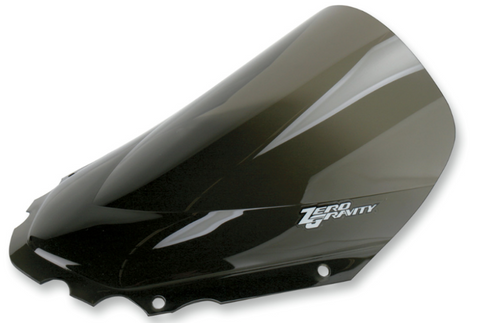 Zero Gravity Double Bubble Windscreen for 2008-14 Kawasaki KLR650 models - Light Smoke - 16-206-02