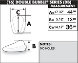 Zero Gravity Double Bubble Windscreen for 2007-08 Yamaha YZF-R1 - Dark Smoke - 16-540-19