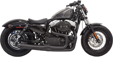 Bassani Road Rage Exhaust for 2014-20 Harley Sportster Models - Black - 1X32RB