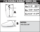 Zero Gravity Double Bubble Windscreen for 2000-03 Suzuki GSX-R600/750/1000 - Light Smoke - 16-106-02