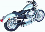 Bassani Pro-Street Exhaust for 1986-03 Harkey Sportster Models - Chrome - XL-325F