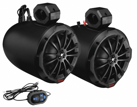 Boss Audio 8 Inch Amplified Bluetooth Roll Cage Speaker Pods - B82ABT