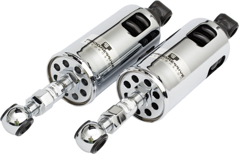 Progressive Suspension - 422-4002C - 422 Series 9.5 Heavy Duty Shocks - 1117 Spring Rate - lbs for Harley-Davidson - Chrome