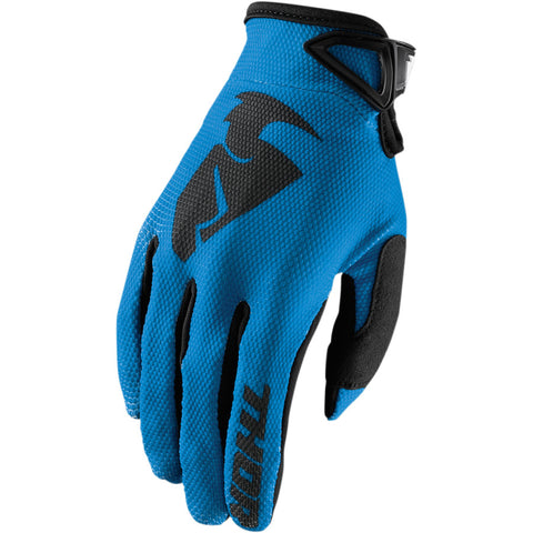 Thor Sector Youth Gloves - Blue - Small