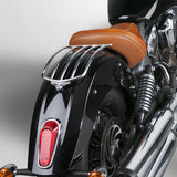 National Cycle P9500-001 - Paladin Fender-Mount Solo Luggage Rack for Indian Scout - Chrome