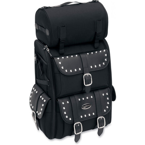 Saddlemen Deluxe Sissy Bar Bag with Chrome Studs - S3500S