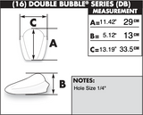 Zero Gravity Double Bubble Windscreen for 1995-04 Ducati 748 / 916 / 955 / 996 / 998  - Clear - 16-726R-01