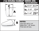 Zero Gravity Double Bubble Windscreen for 2011-20 Suzuki GSX-R600/750 - Light Smoke - 16-114-02