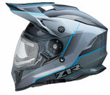 Z1R Range Bladestorm Snow Electric Helmet - Gray/Black/Blue - X-Large