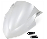 Zero Gravity Double Bubble Windscreen for 2013-17 Kawasaki EX300 Ninja 300R - Clear - 16-282-01