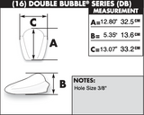 Zero Gravity Double Bubble Windscreen for 2004-07 Honda CBR1000RR - Light Smoke - 16-423-02