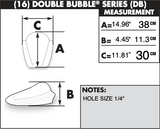 Zero Gravity Double Bubble Windscreen for 2007-12 Honda CBR600RR - Light Smoke - 16-407-02