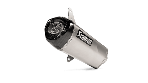 Akrapovic Stainless Steel Slip-On Mufflers for Vespa GT models - S-VE3SO9-HRSS