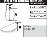 Zero Gravity Sport Touring Windscreen for 2006-08 Yamaha YZF-R6/R6S - Light Smoke - 23-578-02