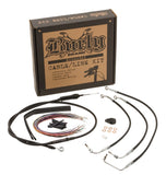 Burly Brand Cable/Line Kit for 2012-17 Harley Dynas - NO ABS - 16in - B30-1069