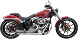 Bassani Pro-Street Exhaust for 2008-17 Softail / Breakout Models - Chrome - 1S33D