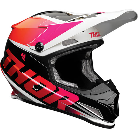 THOR Sector Fader Helmet - Orange/Magenta - XX-Large