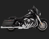 Vance & Hines Eliminator 400 Slip-On Mufflers for 1995-16 Harley Touring - Chrome - 16703