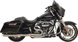 Bassani Road Rage Exhaust for 2017-19 Harley Glide Models - Stainless Steel - 1F21SS