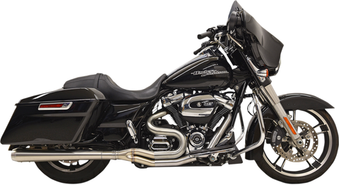 Bassani Road Rage Exhaust for 2017-19 Harley Glide Models - Stainless Steel - 1F21SS