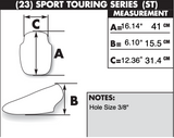 Zero Gravity Sport Touring Windscreen for 2004-06 Yamaha YZF-R1 models - Light Smoke - 23-539-02