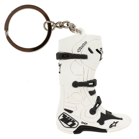 Alpinestars Tech 10 Boot Key Fob - White - 1230-94000-20-O/S