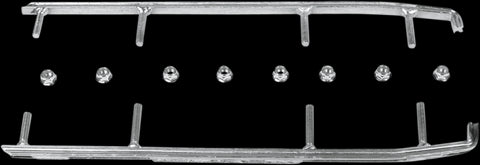 Stud Boy Shaper Wear Bar Runners for Arctic Cat - 6 Inch Carbide - CAT-S2093-60