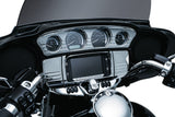 Kuryakyn 7240 - Deluxe Tri-Line Stereo Trim Kit for '14-'18 Touring & Tri Glide - Chrome