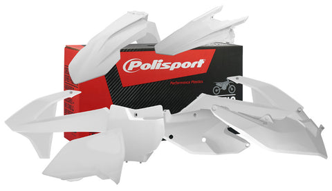 Polisport MX Replica Plastics Kit for 2016-18 KTM models - White - 90680