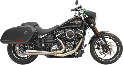 Bassani Road Rage Exhaust for 2018-19 Softail Sport Glide - Stainless Steel - 1S81SS