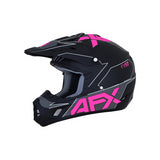 AFX FX-17 Aced Helmet - Matte Black/Pink - X-Small